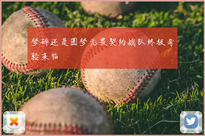 梦碎还是圆梦无畏契约战队终极考验来临